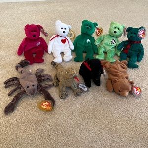 Ty Beanie Baby Lot of 9!